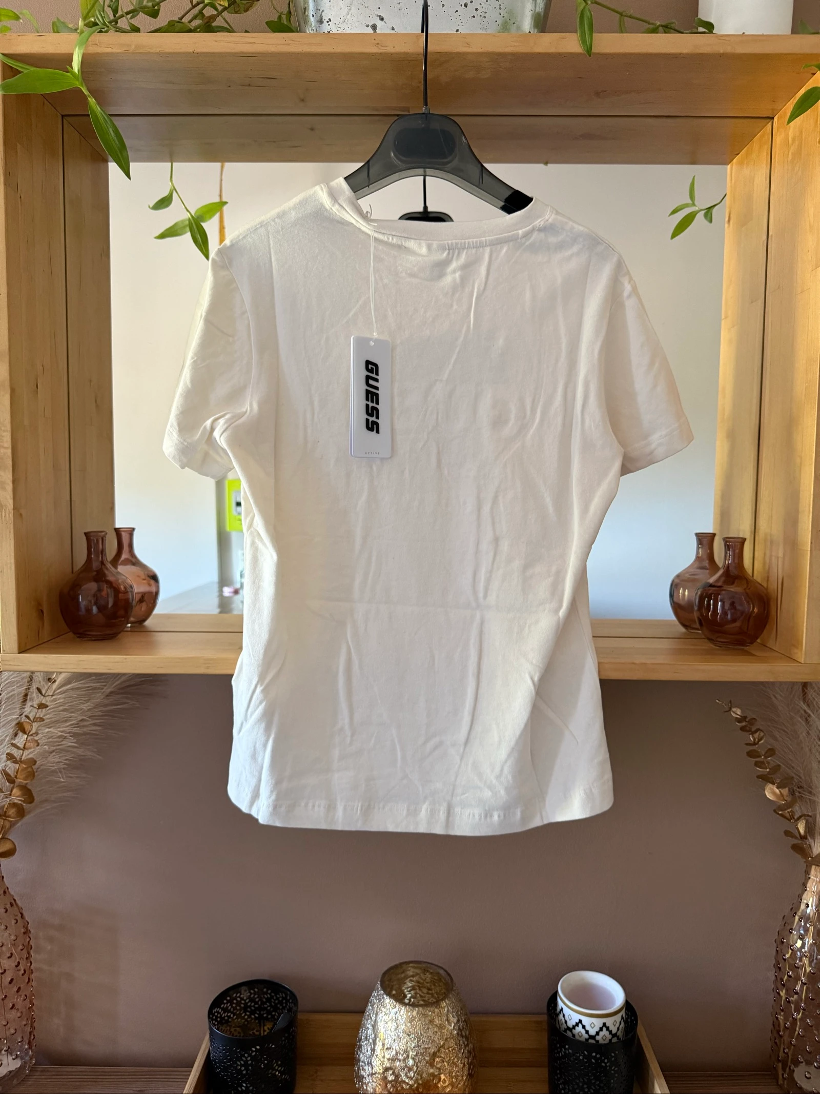 Guess dames T-shirt maat M nieuw met etiket – Crème – Geborduurd California logo – photo 2